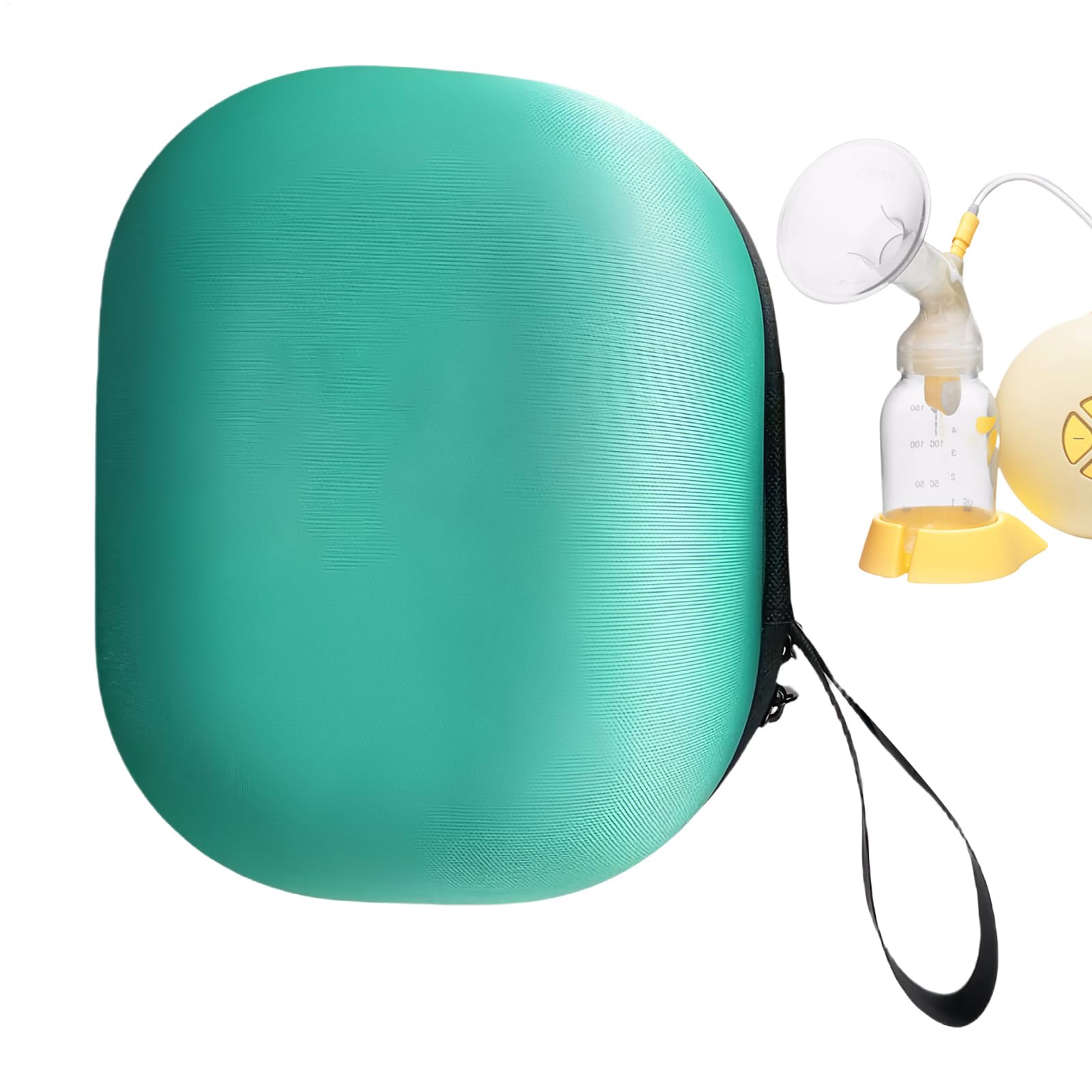 Sac de tire-lait portable | Étui de rangement pour pompage, sac de tire-lait portable avec compartiments pour soins infirmiers, travail, hôpital, extérieur, avion, voyage, Vert, Reportez-vous à la