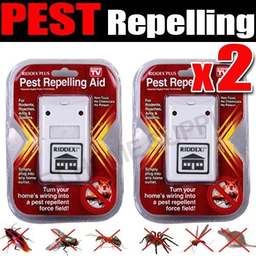 2 Riddex Plus Rodent Ant Spider Pest Control