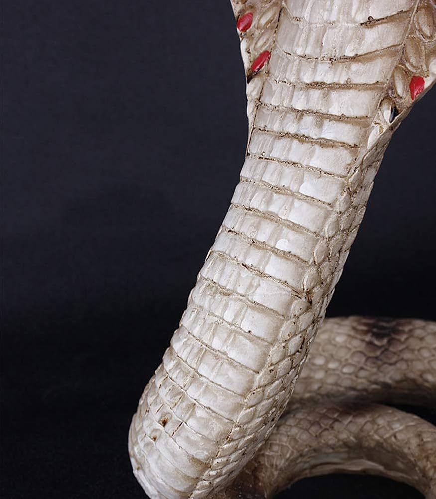 金属製コブラと蛇の彫刻 蛇コブラ彫刻 3Dメタルパズル メカニカルパンク組み立てモデル