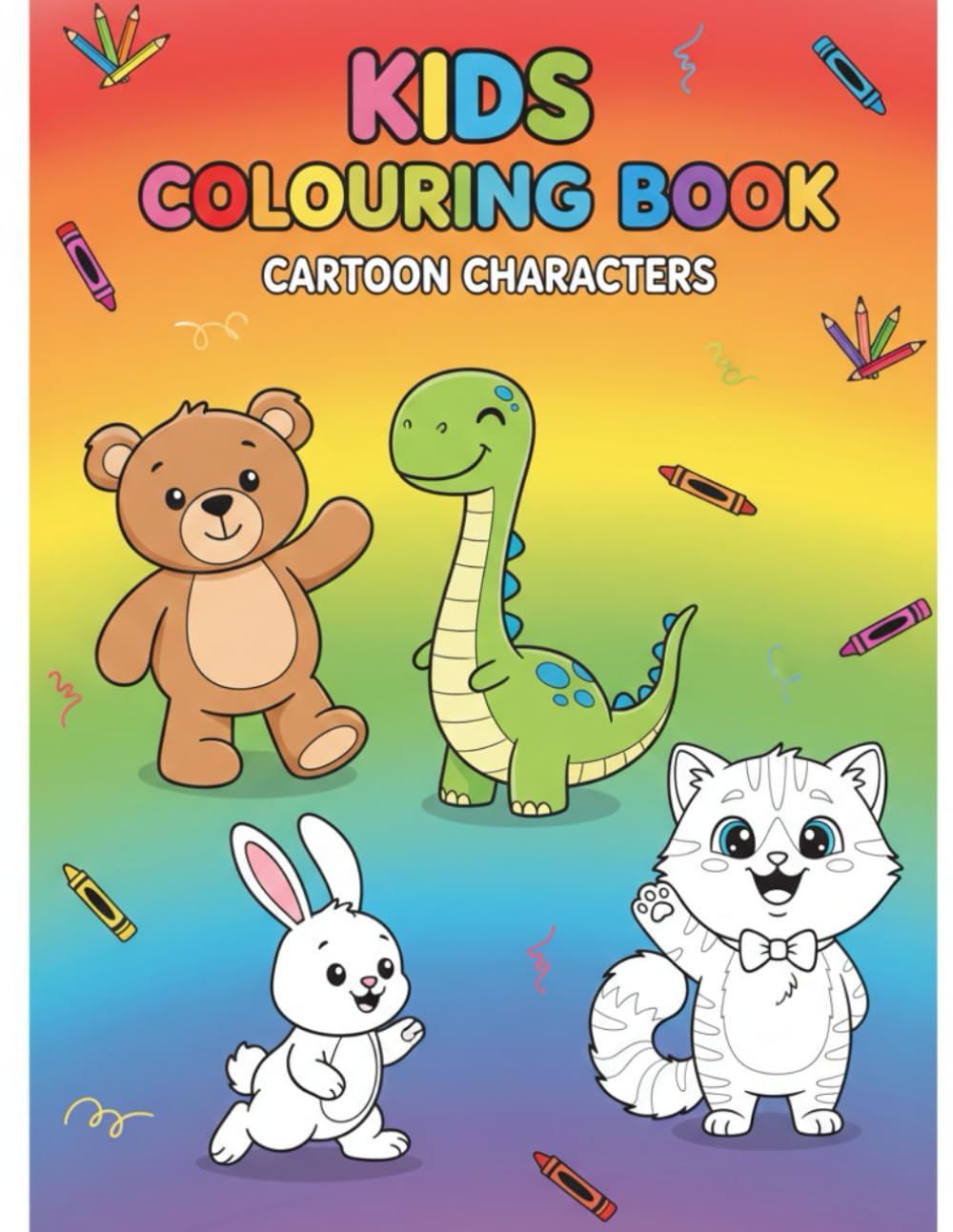 Cute Cartoon Characters for Little Artists (Ages 3–6)