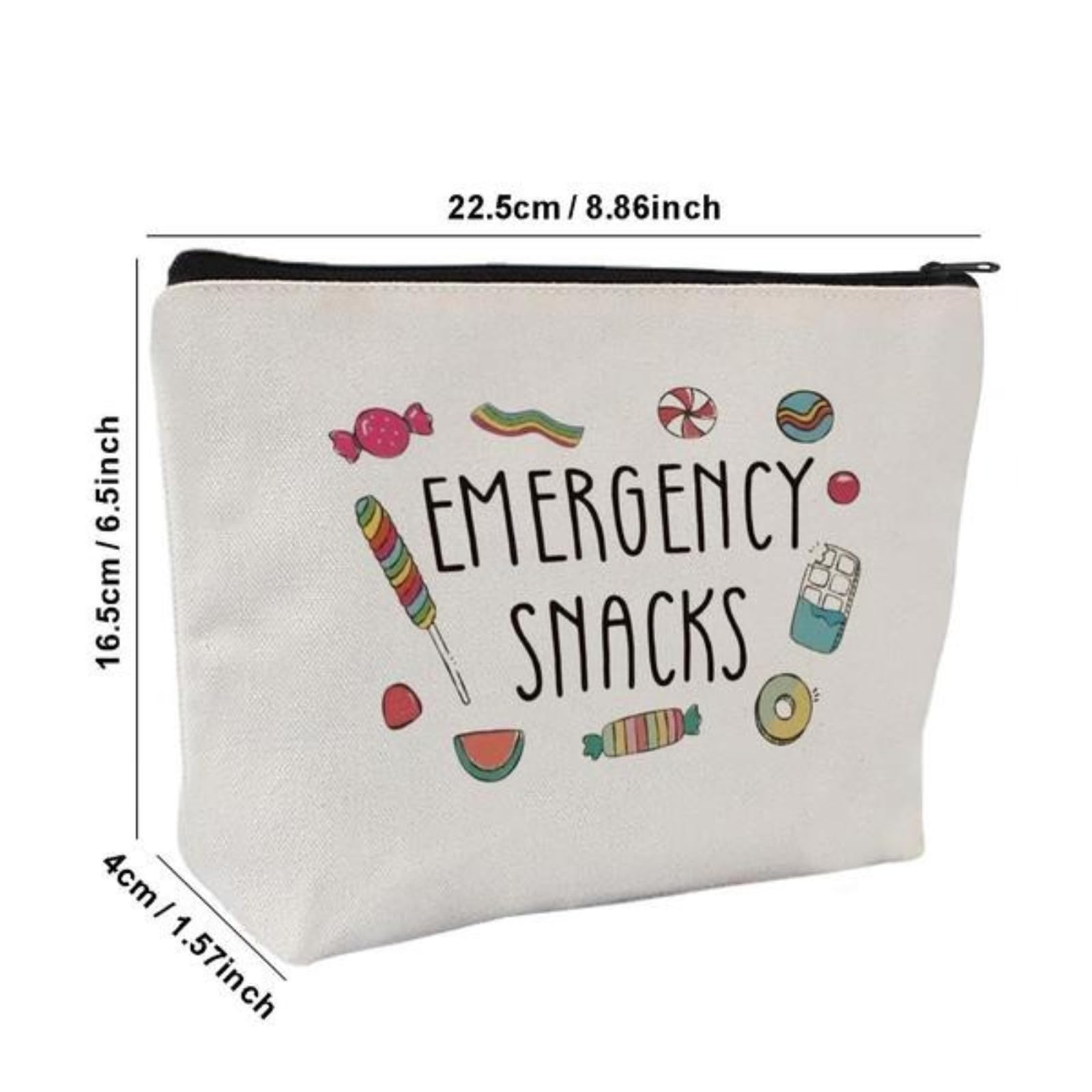 Neceser Maquillaje Bolsa de Maquillaje con Estampado de Letras, Organizador de cosméticos, Informal, con Cremallera, versátil y Duradera, for Regalo de Viaje. Viaje