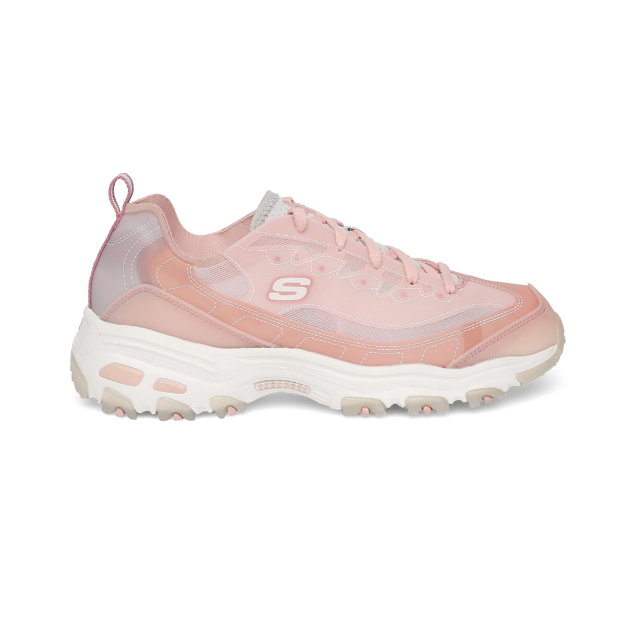 Skechers Womens DLites-Fresh Air Casual Sneakers Vegan Air-Cooled Memory Foam Cushioned Comfort Insole Pink - 3 UK (149235) (B0BFR1MBJG) Amazon Price History, Amazon Price Tracker
