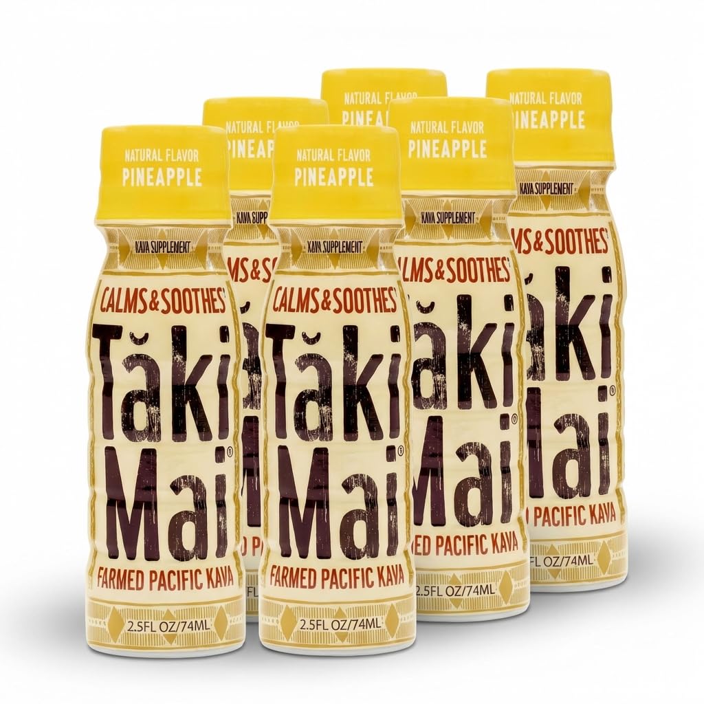 Amazon.com : Taki Mai Pineapple Kava Kava 2.5 oz (6-pack) Shots