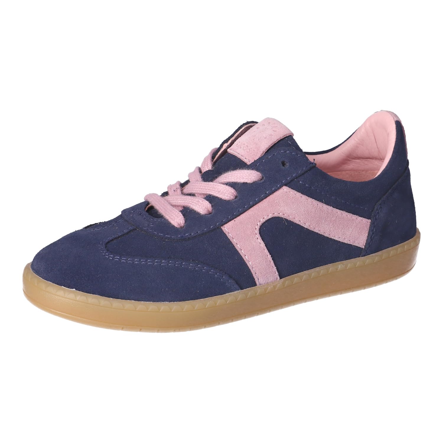 RICOSTA Mädchen Low-Top Sneaker London, Kinder Halbschuhe, lose Einlage, schnürschuhe, schnürer, Business, Freizeit, Nautic/rosa (170), 39 EU