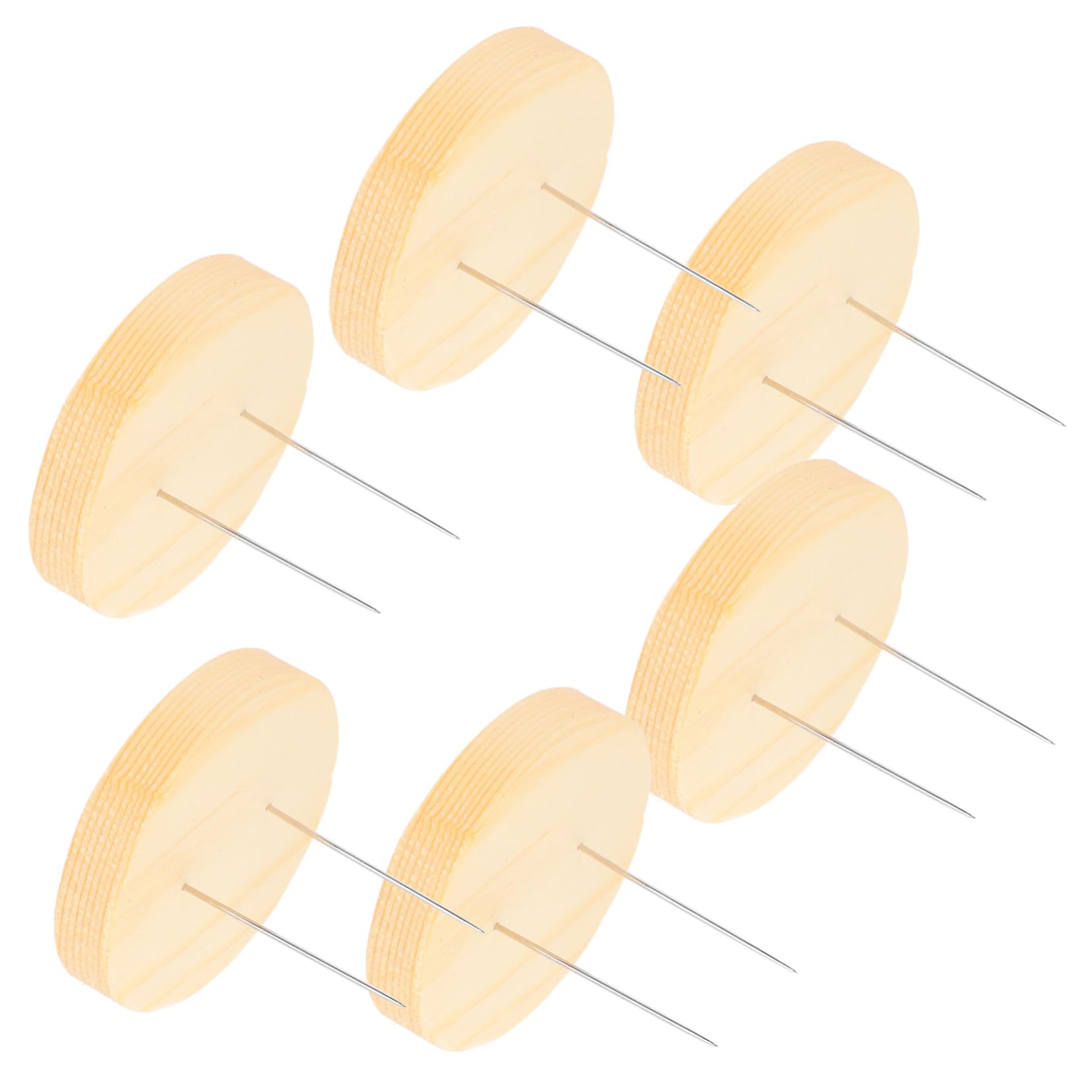 Operitacx 6er Set Puppenstände - Holz & Metall Halter Für Häkelpuppen & Actionfiguren