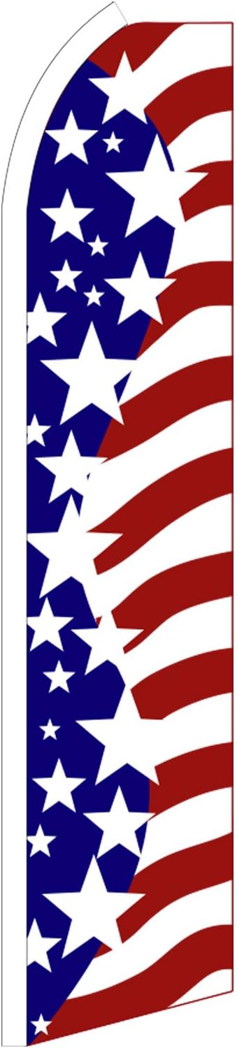 NEOPlex USA Big Stars & Stripes Swooper Flag