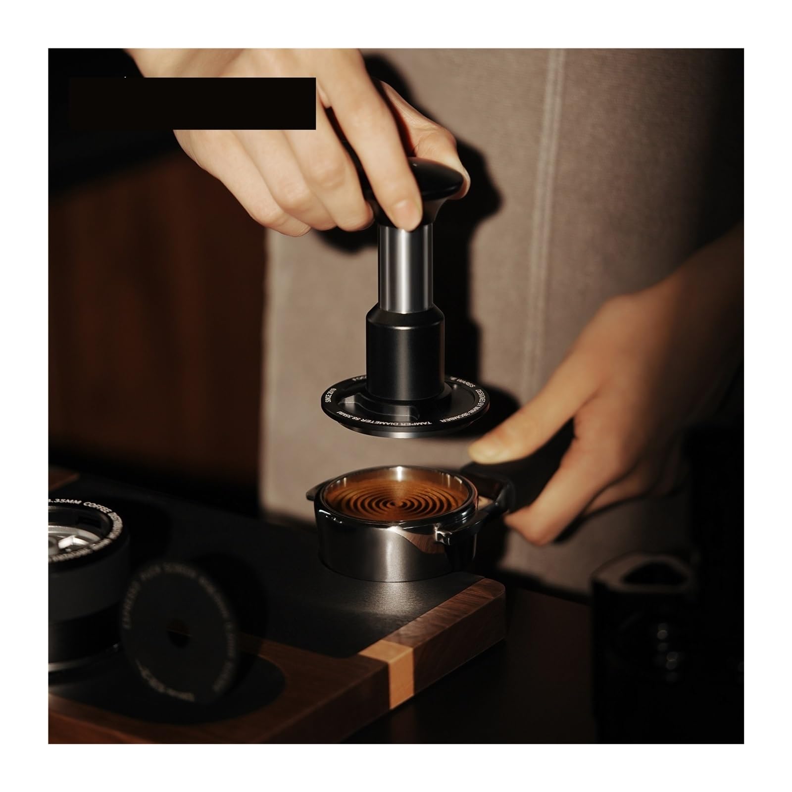 Caffè con feedback di pressione a 4 molle e 30 libbre(58.35mm Thread Black)