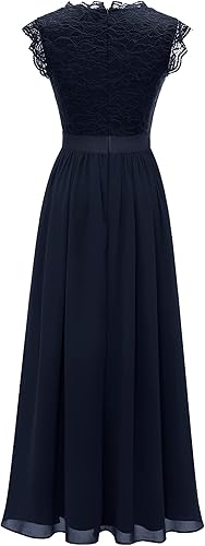 Miniatura 10 de Dressystar - Vestido de dama de honor sin mangas con cuello en V vestido para fiesta de boda