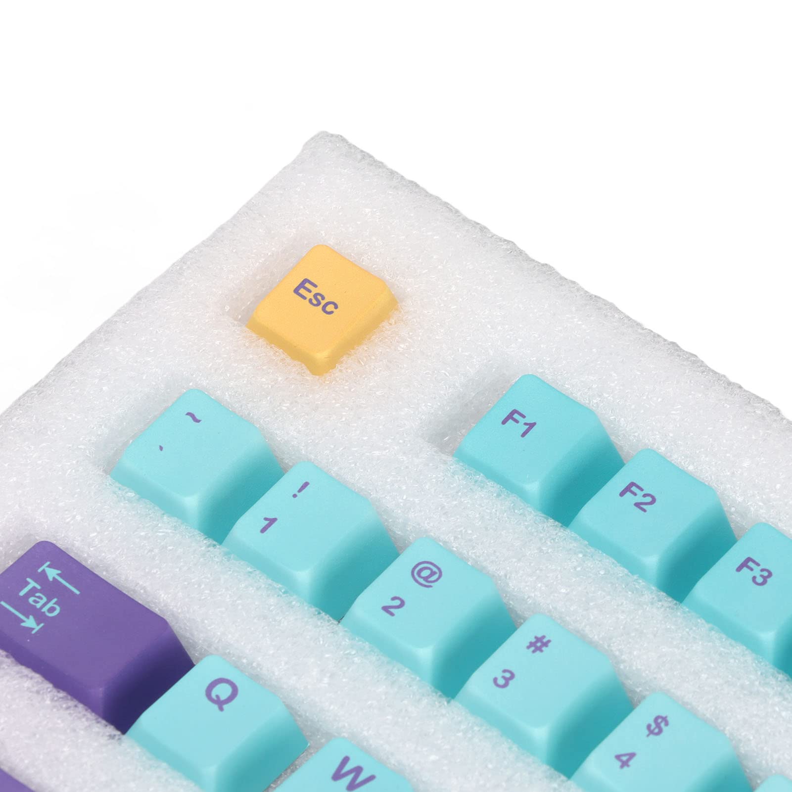 DIY 150 Klawiszy 5 Stron Sublimowany Zestaw Nasadek na Klawisze z PBT dla Klawiatur Mechanicznych o Wysokości Cherry Keycap dla Miłośników Angielskiej Klawiatury (Dla GMK Skeleton King)