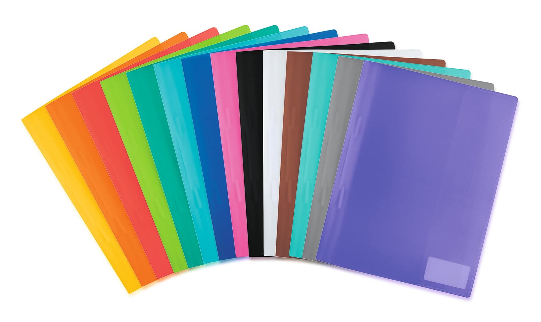 HERMA Project File A4 Translucent, with inscription label, made of wipeable and sturdy plastic, report folder for school light green - Image 4