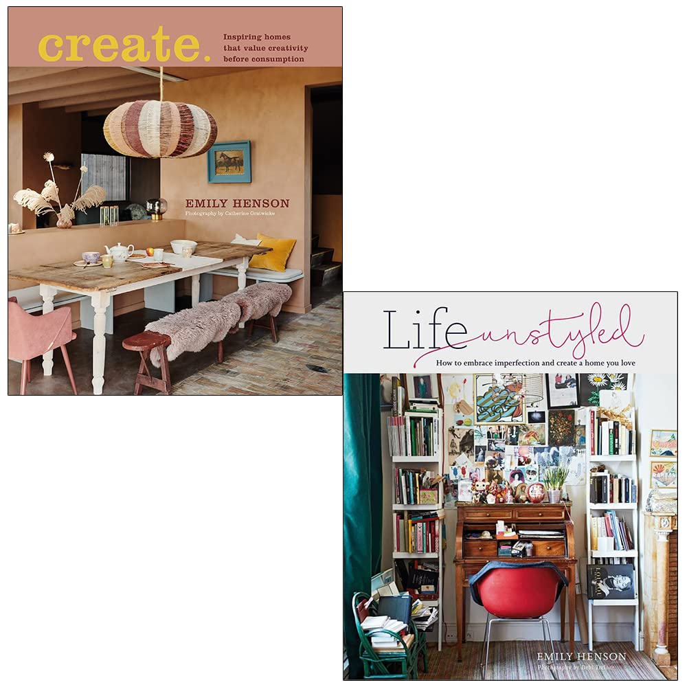 Emily Henson Collection 2 Books Set (Create Inspiring homes that value creativity before consumption, Life Unstyled)