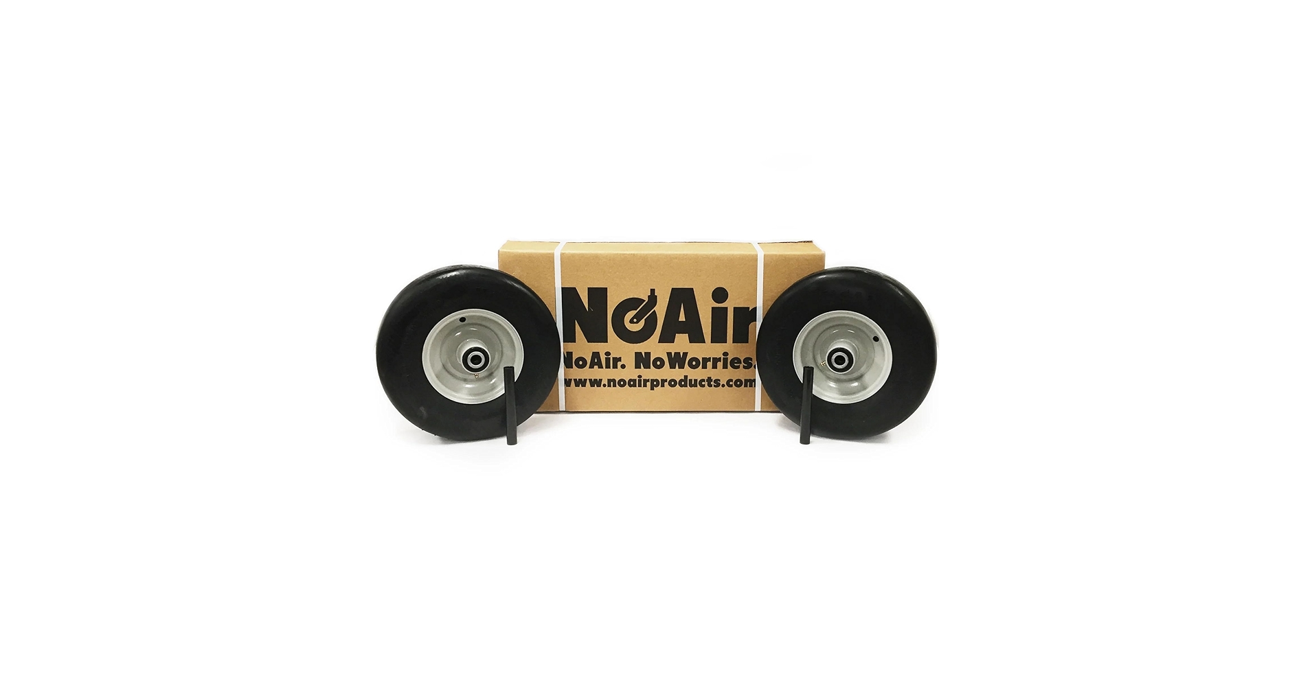 Amazon.com: NoAir® (2) Flat Free Tire Assemblies 13x5.00-6