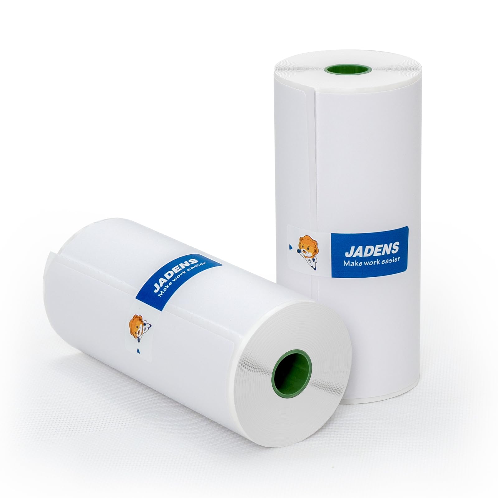 JADENS 2 Rolls Thermal Label Paper, 4×6'' Compatible with C10