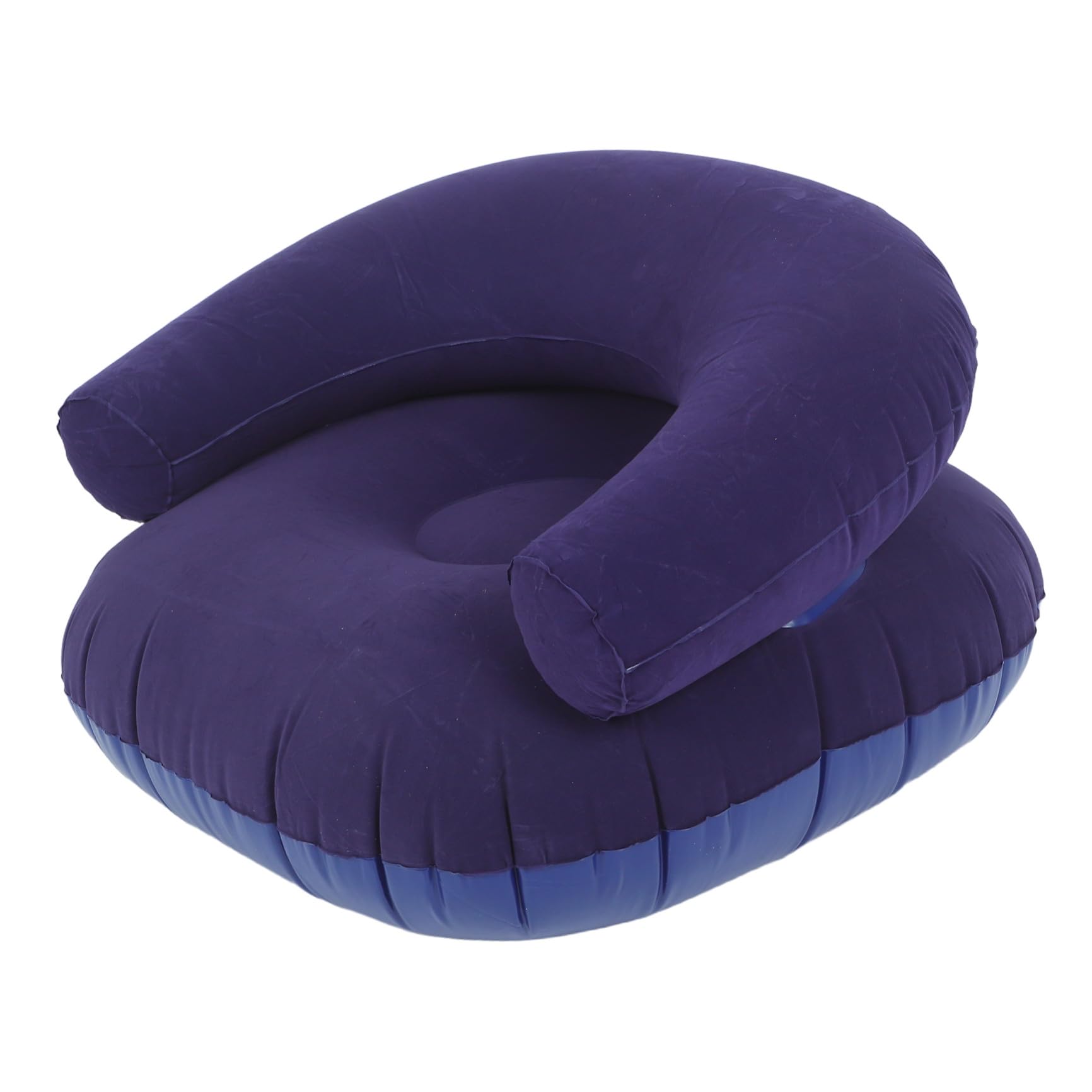 TOYANDONA Divano Reclinabile Gonfiabile Pieghevole Rivestimento in Floccato, Sedia Gonfiabile Portatile per Adulti per Patio e Utilizzo Esterno