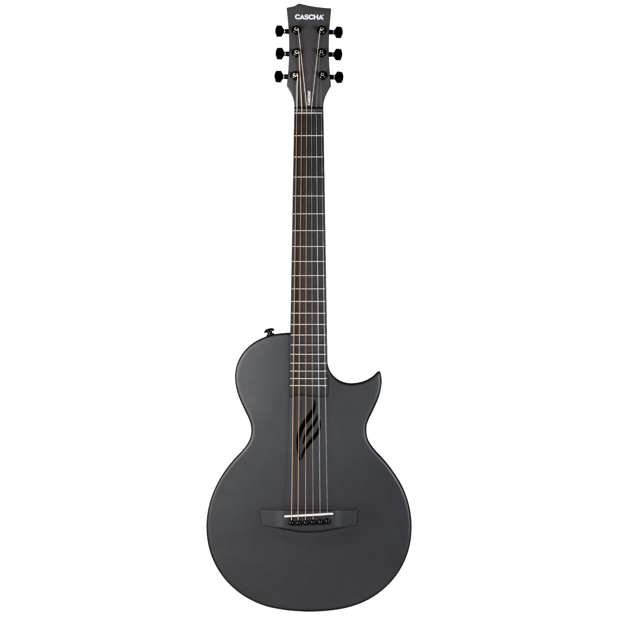 Cascha Chitarra acustica in fibra di carbonio per principianti con custodia