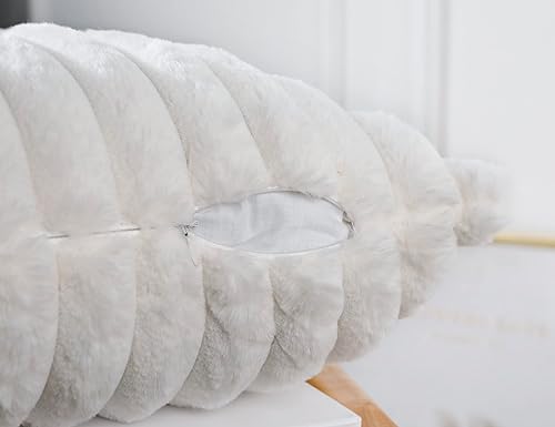 Miniatura 10 de PANOD Fundas de almohada lumbar decorativas de piel sintética de 12 x 24 pulgadas, fundas de almohada lumbar largas bohemias para sofá, cama, sofá,