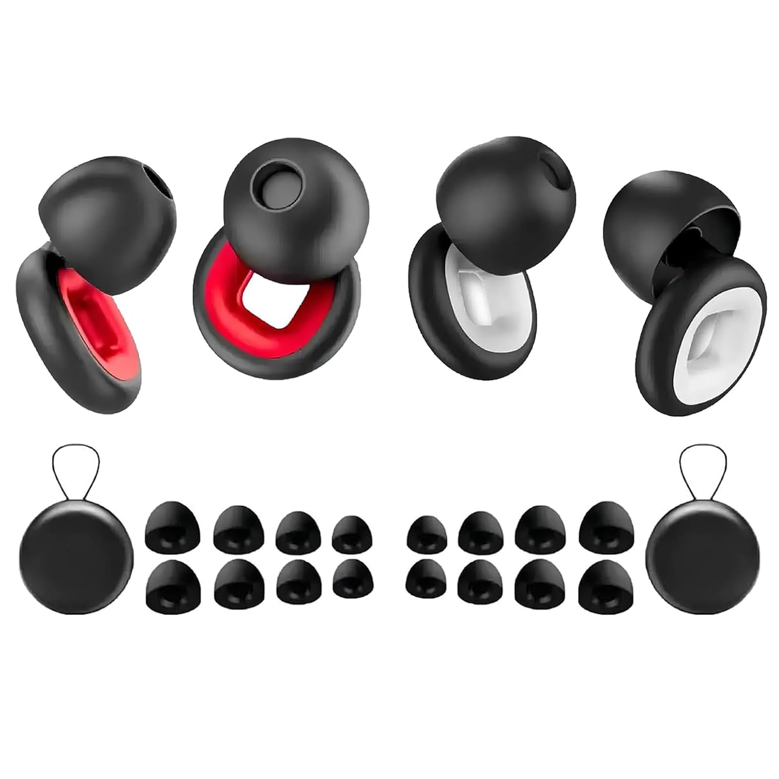 Tappi Per Orecchie Riutilizzabili - 2 Paia Con Custodia In Alluminio, Per Moto, Concerti, Festival - Foto 12