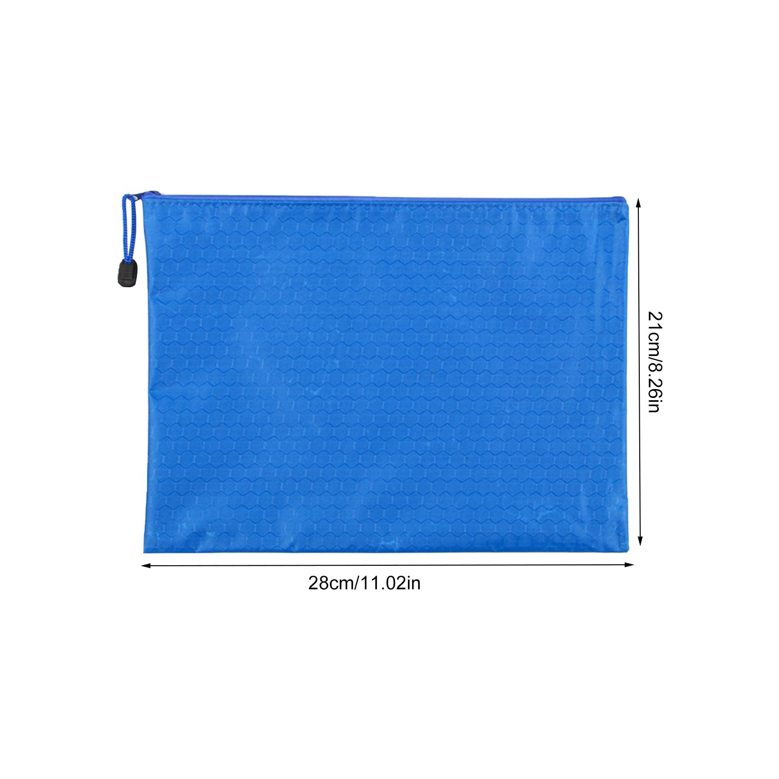 Lot De 5 Pochettes Documents A5 Étanchés Zip En Tissu Oxford - Organisez Documents, Magazines, Livres Et Clés En Toute Sécurité