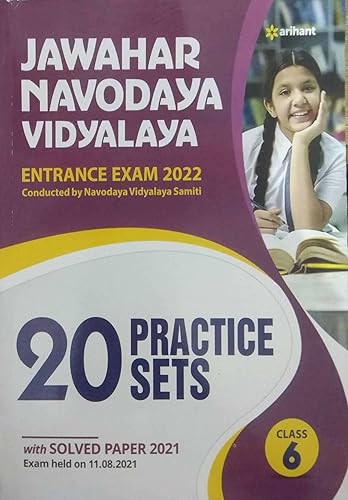 20 Practice Sets Jawahar Navodaya Vidyalaya 2022 Class 6