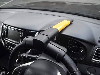 Steering Wheel Lock T-bar Steering Wheel Immobiliser Heavy Duty Anti Theft Devic