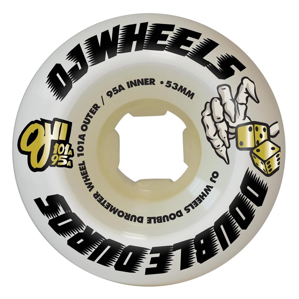 Amazon.com : OJ 53mm Double Duro White Mini Combo 101a/95a