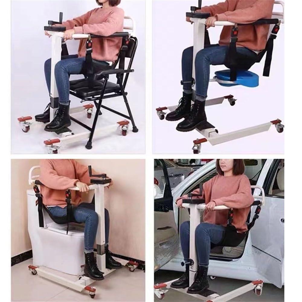 deambulatore Trasloco for Anziani Costretti a Letto, trasloco for disabili, Ascensore Multifunzionale, Sedia for sedersi, Toilette, Bagno ausili per la deambulazione per Anziani