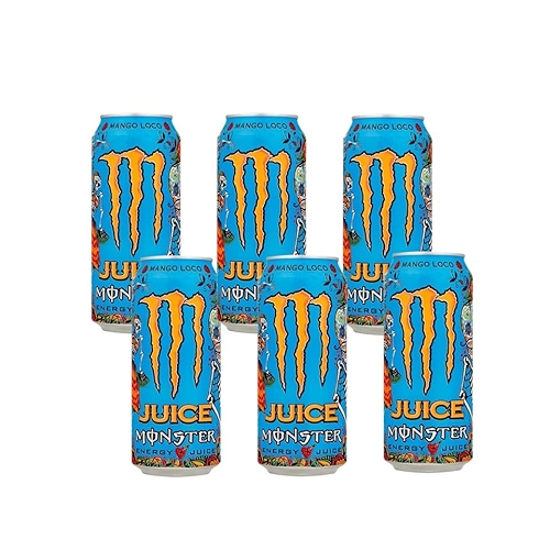 Pack de Monster Mango Loco LT 473ml - Unidade 6 unidades Pack de Monster Mango Loco LT 473ml - Unidade 6 unidades