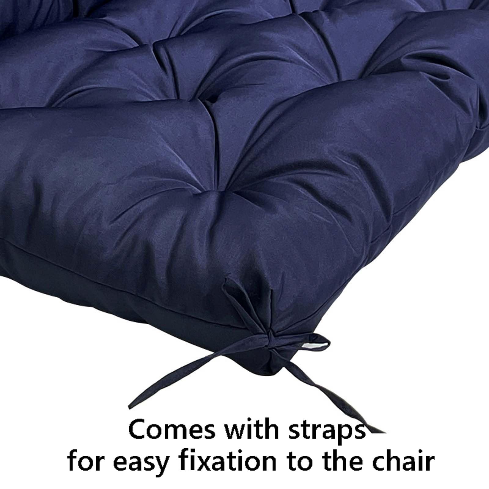 Outdoor Palettenkissen Set für Gartenmöbel, waschbare Sitzpolster mit Bändern für Palettensofa, Indoor & Outdoor Palettenkissen für Europaletten, erhältlich (Farbe: A