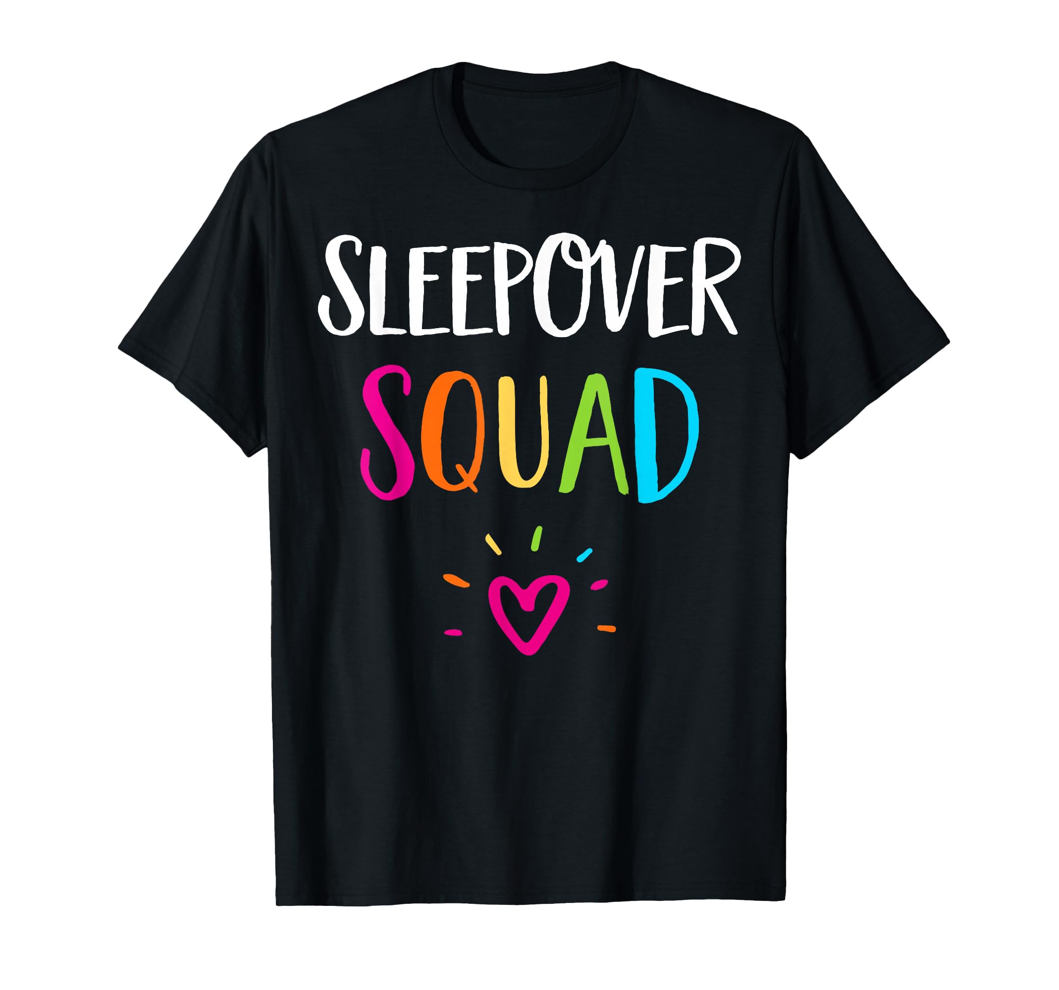 Sleepover Squad Slumber Party Squad Pajama Crew T-Shirt