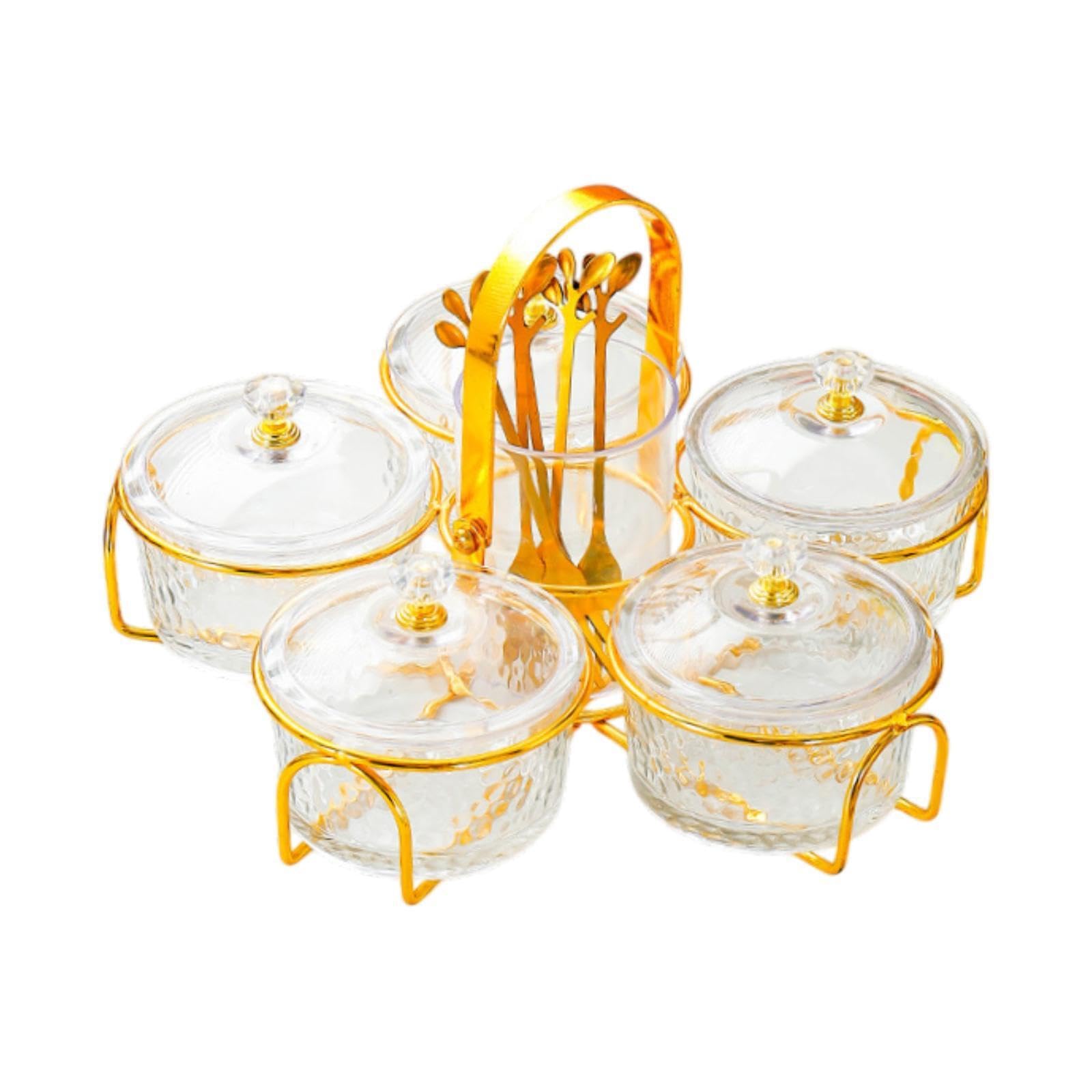 Contenitore per frutta con coperchio, vassoio porta snack, compagno per gustare spuntini durante le riunioni o le serate al cinema, vassoio per snack, chiaro, 16x24 cm