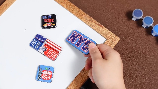 36 imanes decorativos New York para refrigerador miniatura 7