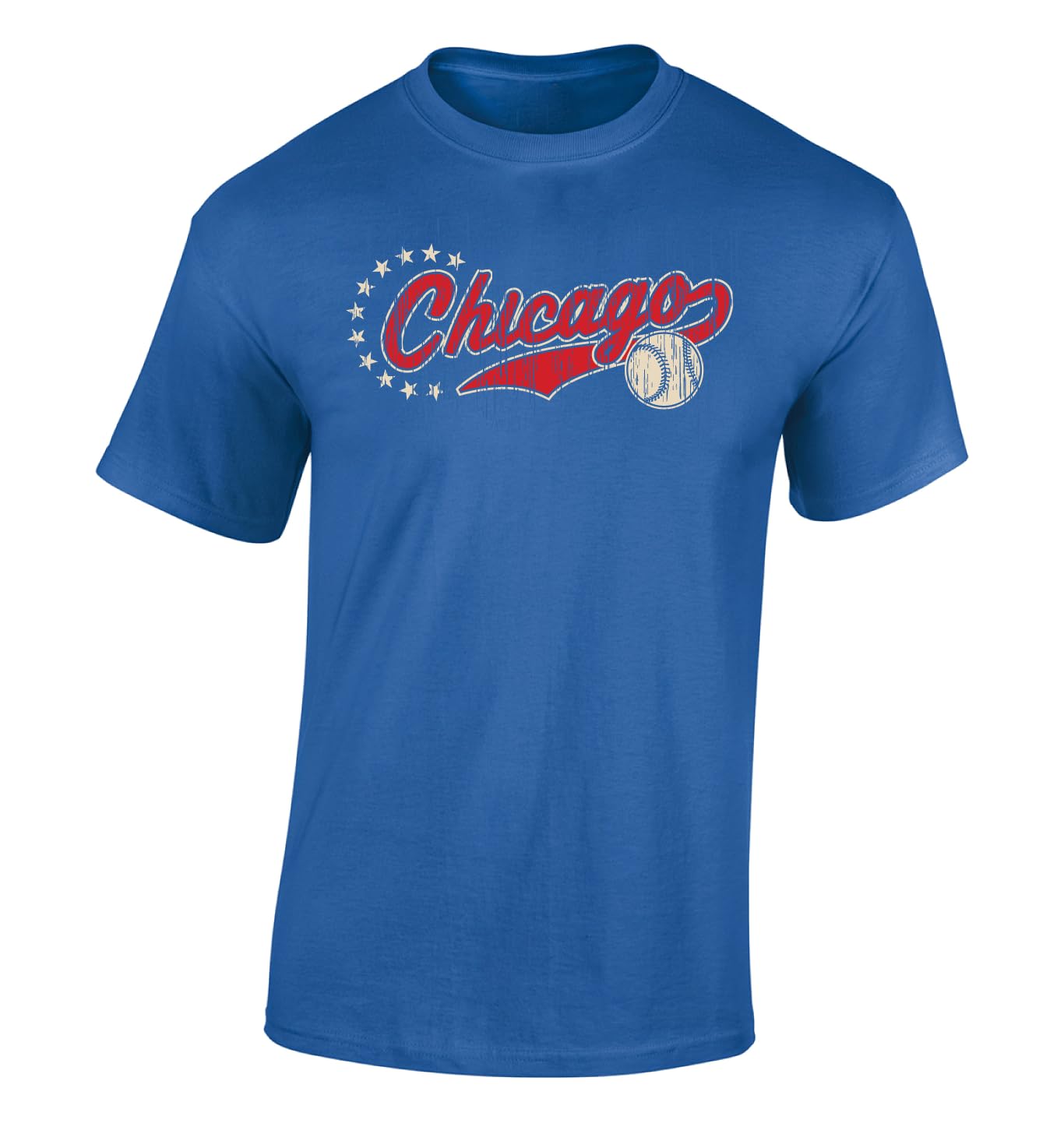 J2 Sport Men's & Women's Short Sleeve Baseball Shirt, Chicago Baseball, Large โ image 1