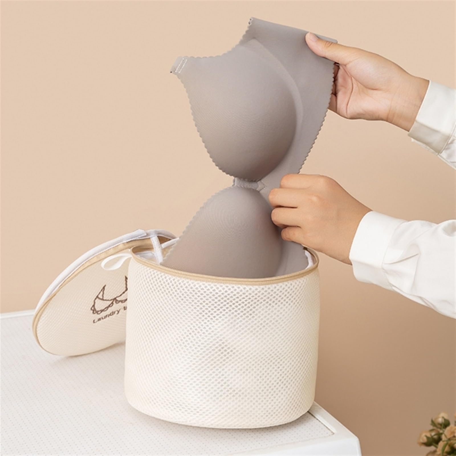 bolsa de lavandería, bolsa de lavandería, Juego de 7 bolsas de lavandería de malla gruesa for lavar prendas delicadas, blusas, medias, ropa interior, sujetadores, lencería