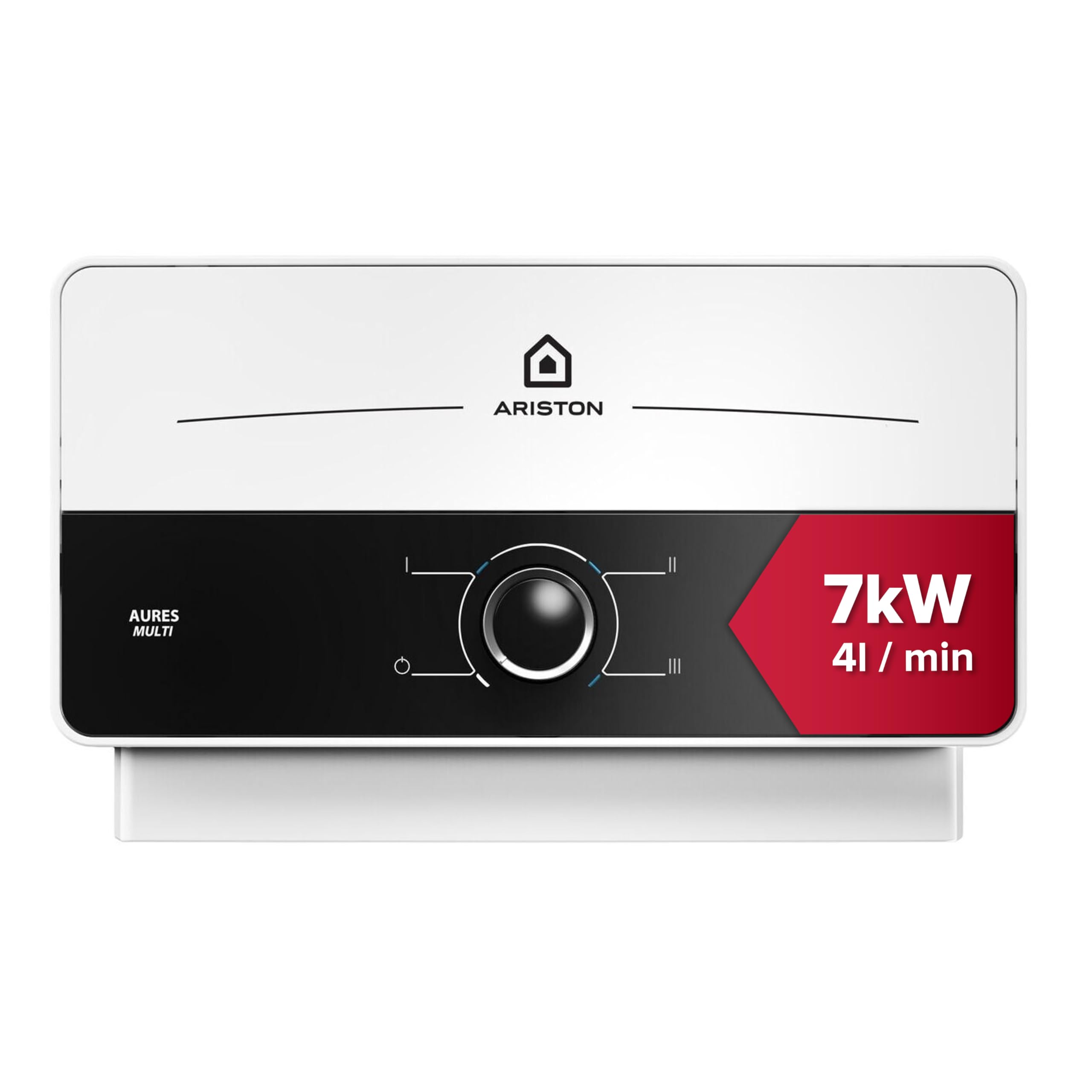 Ariston Aures Multi 7kW FR– Scaldabagno istantaneo elettrico ad alta pressione – Multi-punti di pozzatura per comfort immediato
