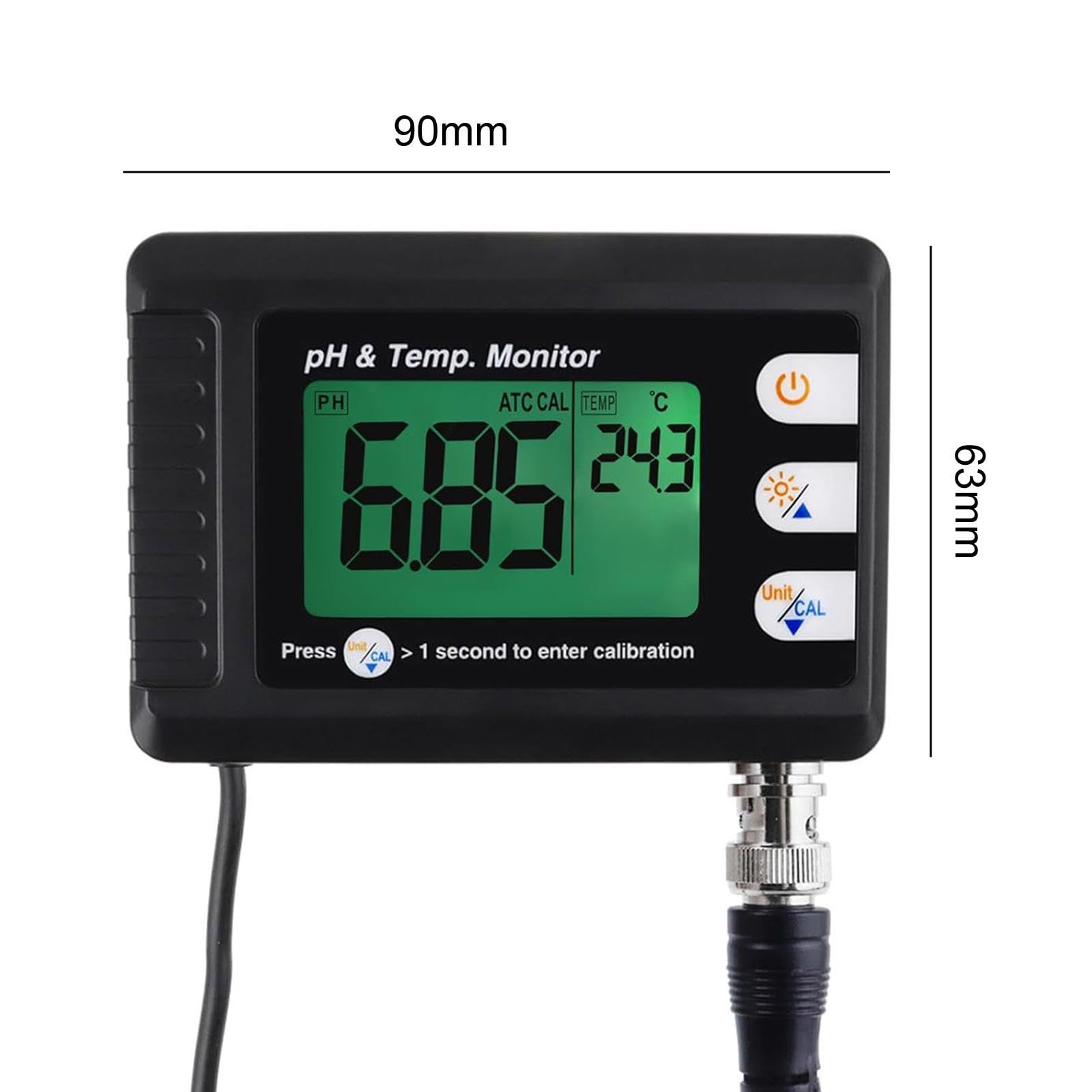 PH Meter, Mehrzweck Wasserqualitätstester für Aquarien, Schwimmbäder Und Aquakultur.