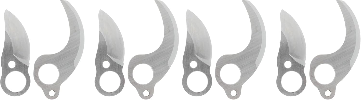 Angoily Electric Pruning Shears Cutter, 4 Pcs Carbon Steel Blades Pruner Shear Branch Cutter Replacement Parts, Gardening Plant Saw Accessories, Electric Pruning Tools for Fruit Trees (Pack of 2)