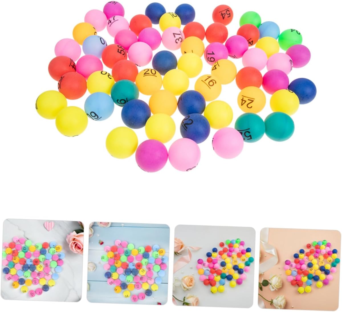 90pcs Colorful Numbered Draw for Raffles Bingo and Party Games Engaging Game for Events and Carnival Activities
