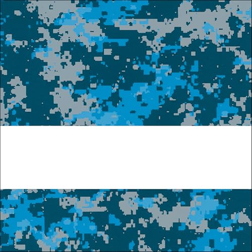 BuyPlastic Rowmark LaserMax Engraving Plastic Sheet – Digicam Air Force Blue/White, 2-Ply, 1/16' x 24' x 48'