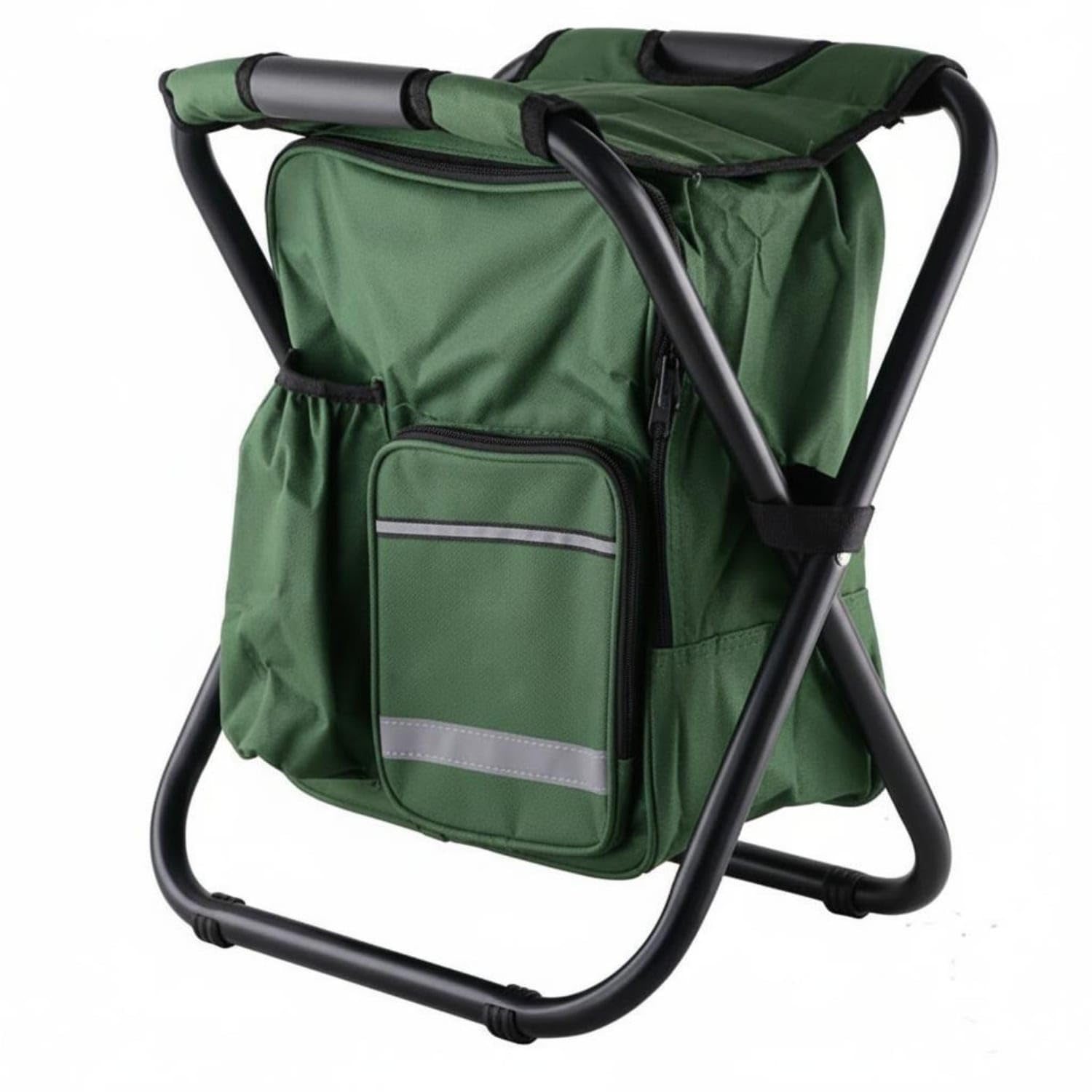 Multi-Functional Multifunction Backpack Chair 3-in-1 Multifunctional Backpack Cooler Stool Foldable and Compact Folding Camping Chair with Cooler Lightweight for Anglers-image-30