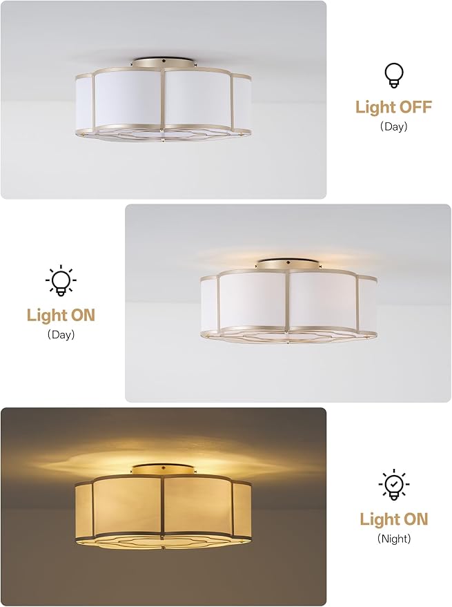 Ventilador de Techo 20" Con Luz y Control Remoto 110V miniatura 6