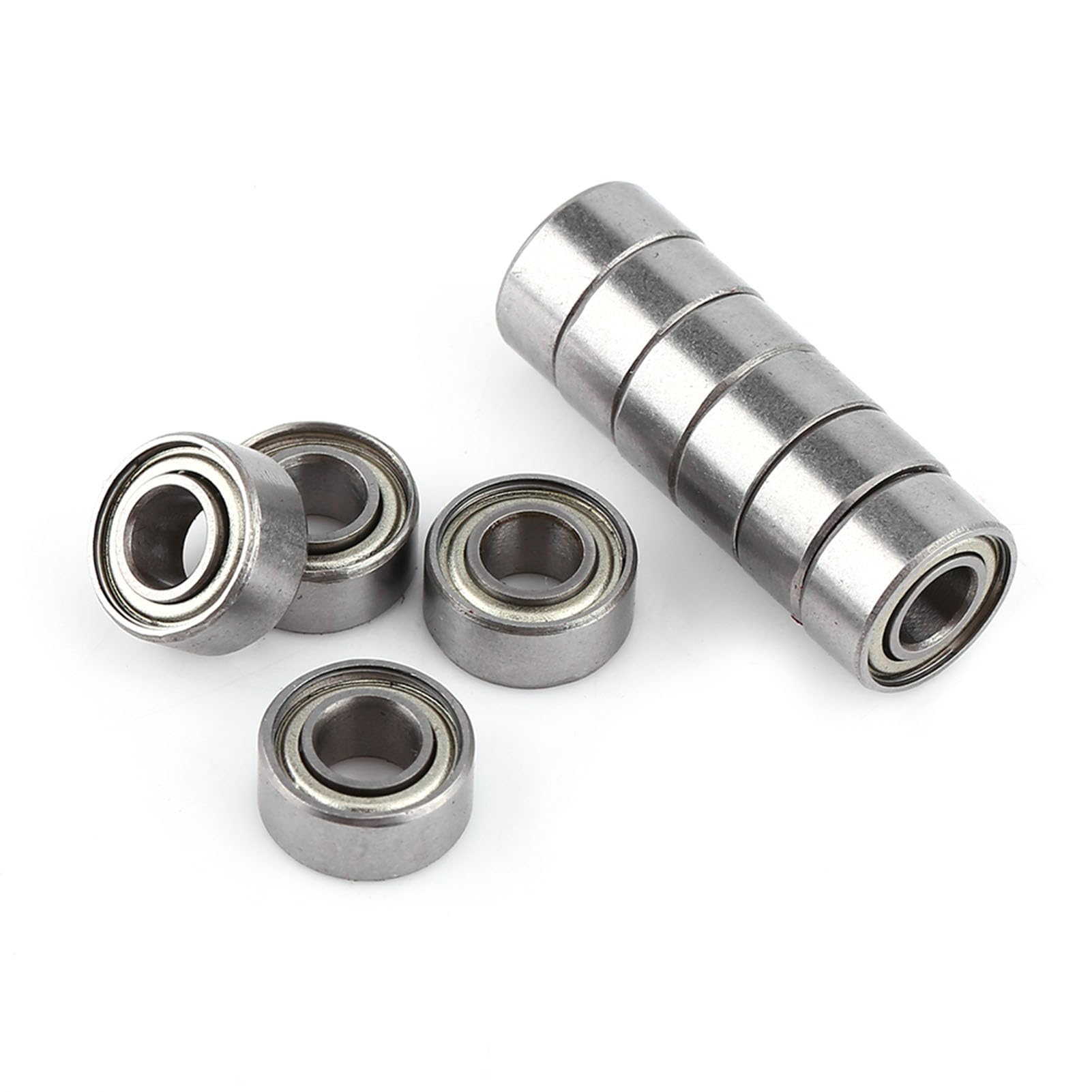uxcell F625ZZ Lot de 10 roulements à billes à bride blindée en acier