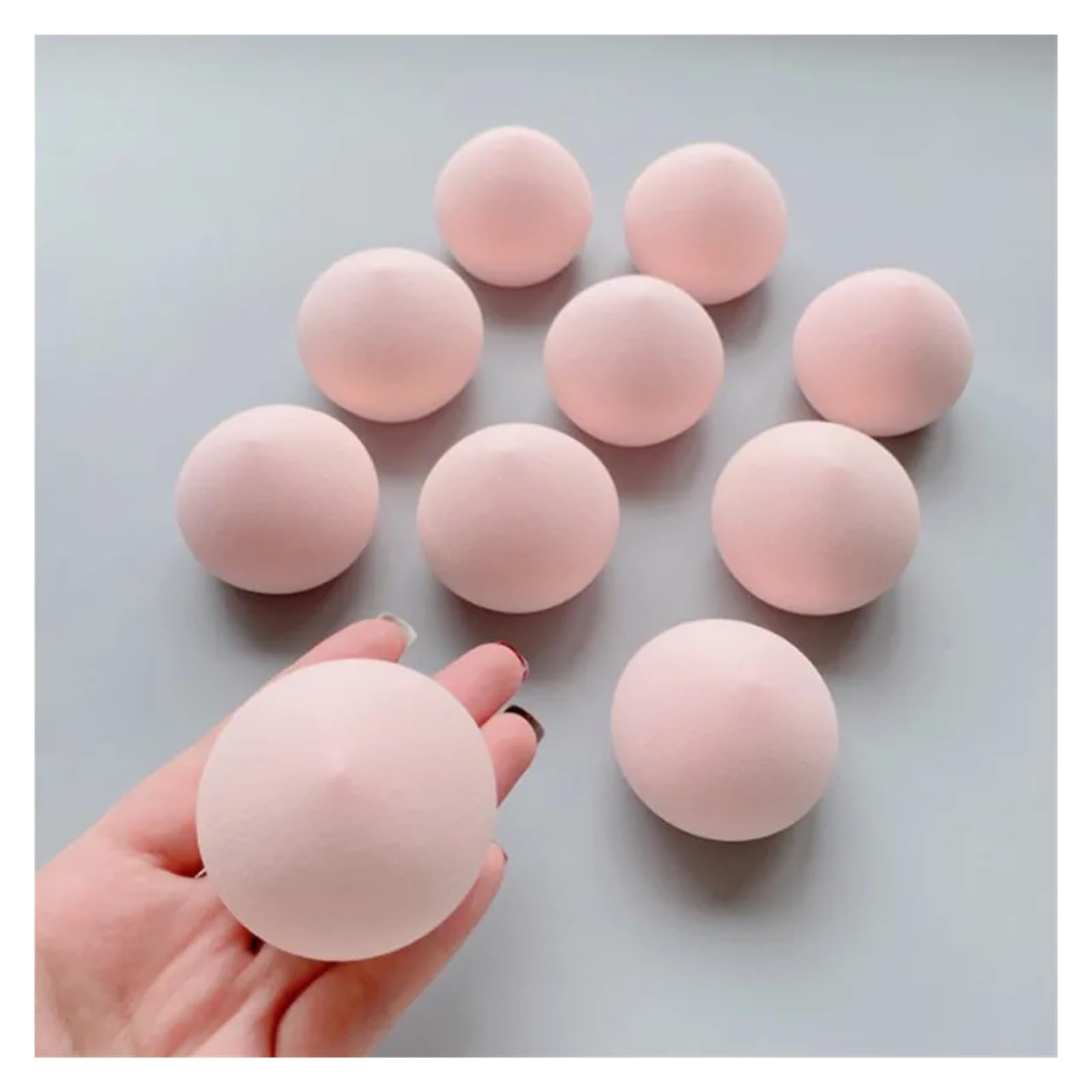 10/20/30pcs Morbido Soffio di Spugna Prodotti di base Soffio Cosmetico Marshmallow Uso Bagnato/Secco Trucco di Bellezza Soffio di Polvere Alta Elastico all'ingrosso (Color : 30pcs)