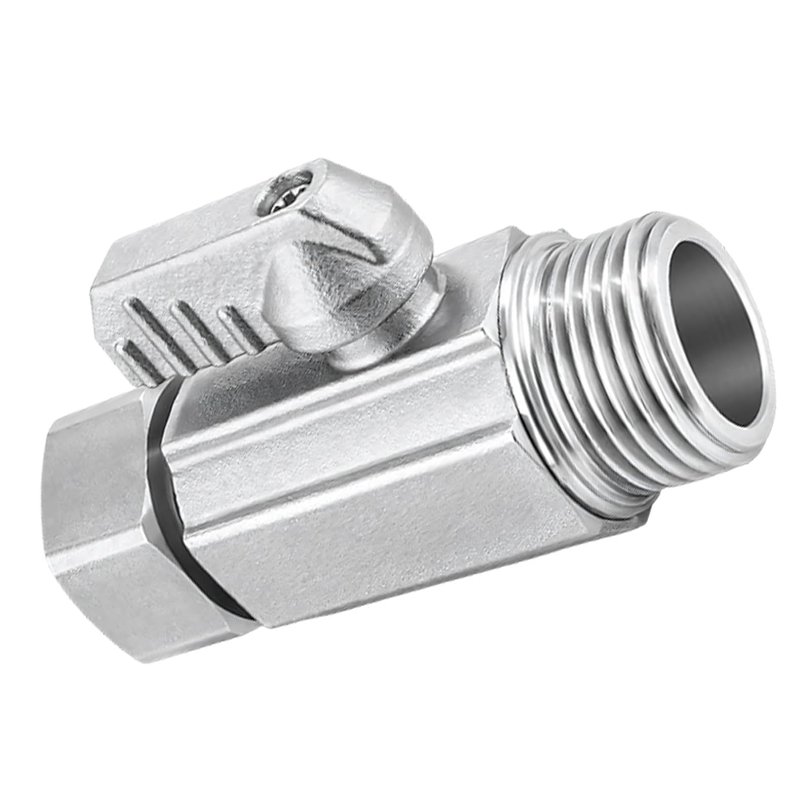 Brass Ball Valves 3 / 4Inch Male Female Thread Connector Shut Close Valves with Thickened Handle Quick Connector Water Shut Close