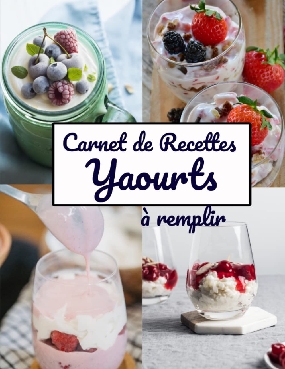 Mes Recettes De Yaourts Maison: 50 Fiches Pour Créer Vos Recettes De Desserts Lactes