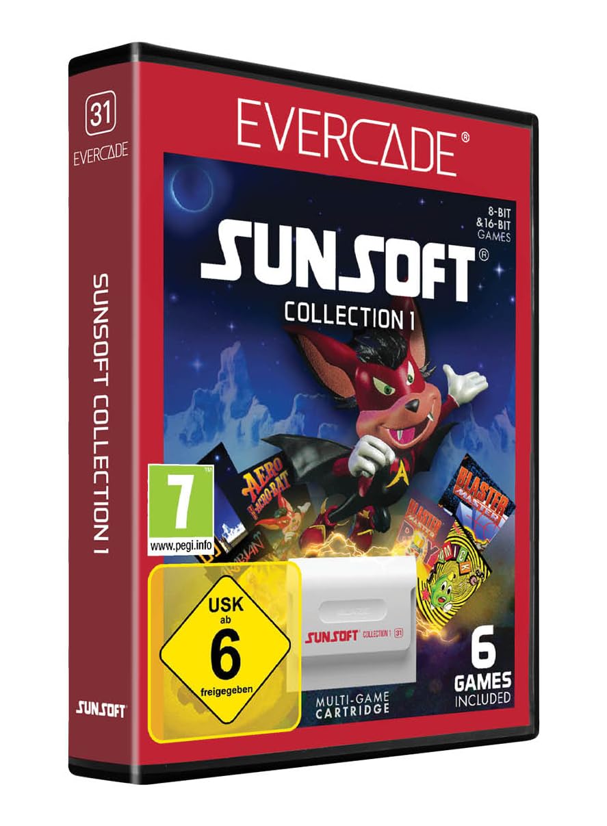 Blaze Evercade Sunsoft Collection 1 Cartridge