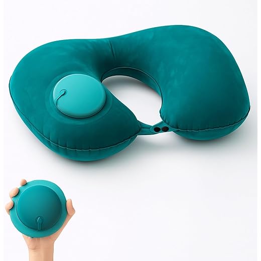 Aakarit Travel Neck Pillow with Pump
