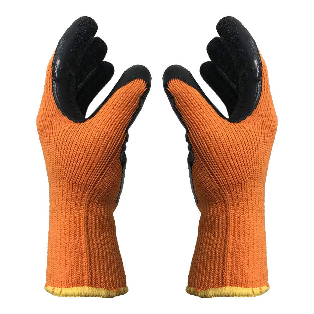 Cotton Glove heat resistant 3d sublimation heat transfer press printing 3D vacuum orange/black