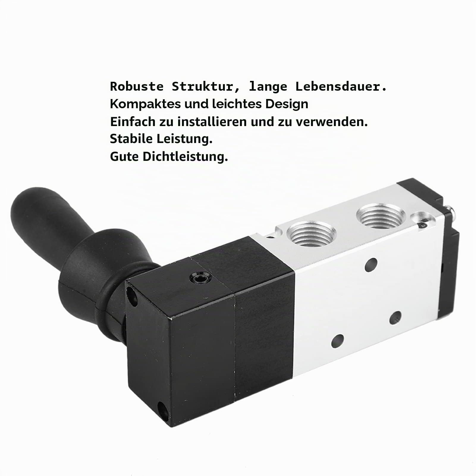 Pneumatisches Handsteuerventil 5 Anschluss 3 Position Handhebel Hebelgesteuertes Ventil 0~0,8 MPa(4H230-08)