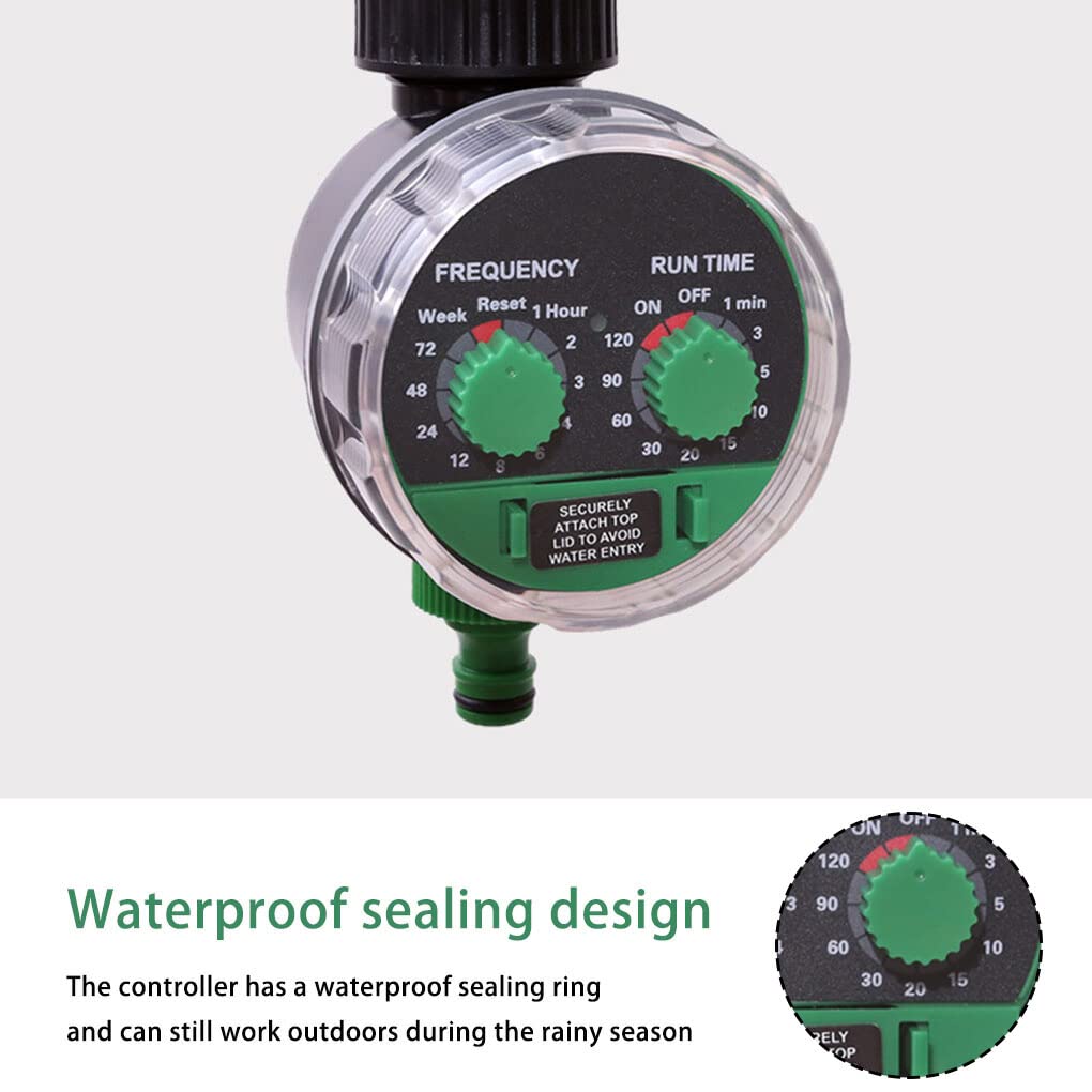Timer per irrigazione Regolatore valvola Attrezzo da Giardinaggio Pregevole fattura Dimensioni compatte Timer per irrigazione Professionale di Lunga Durata