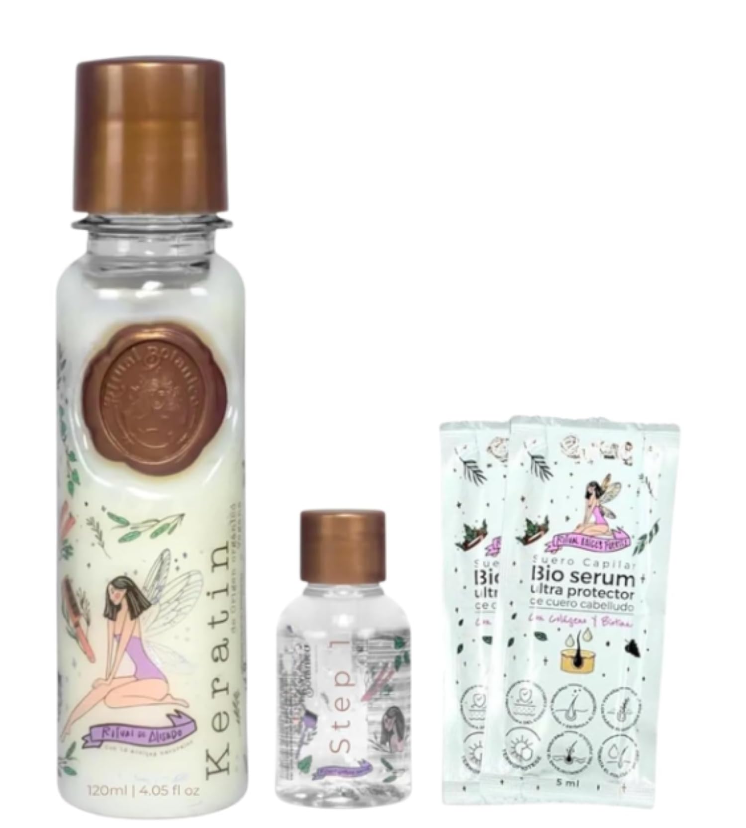 Keratina, RITUAL BOTANICO 120 ml - Keratin Treatment with 12 Natural Oils and Amino Acids for Shine, Softness and Nutrition. Original Product from COLOMBIA.